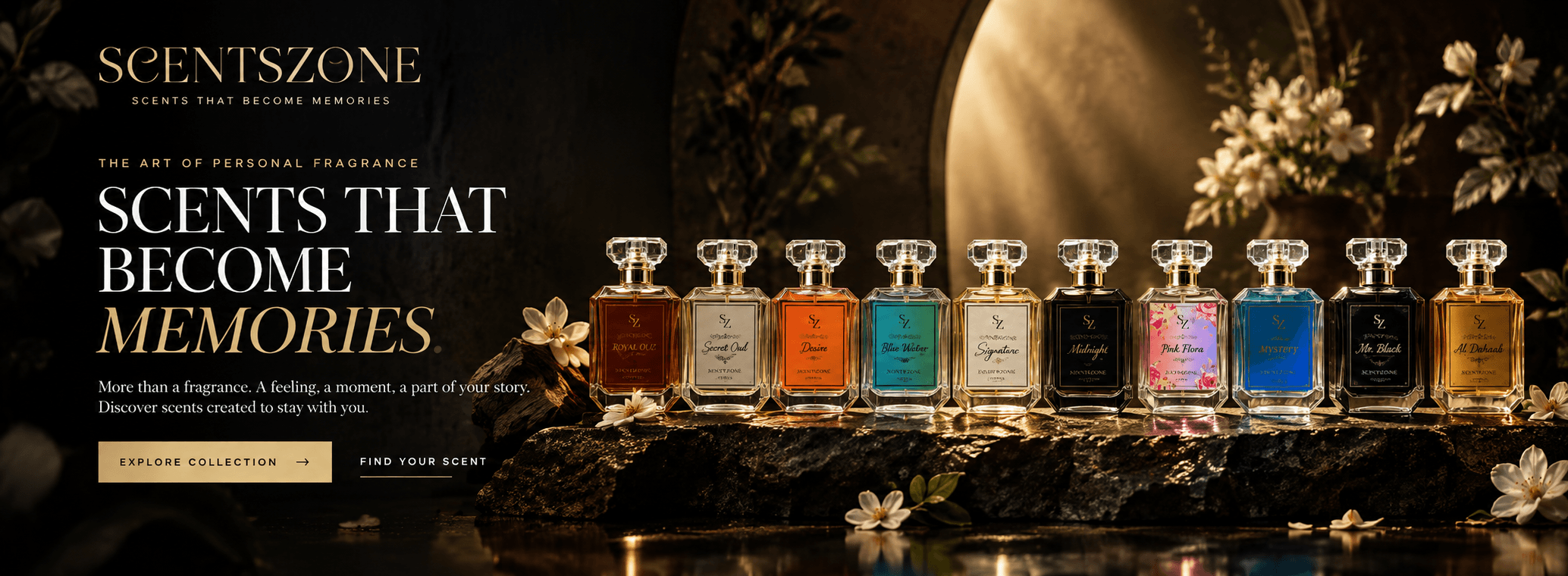 ScentsZone luxury fragrance collection